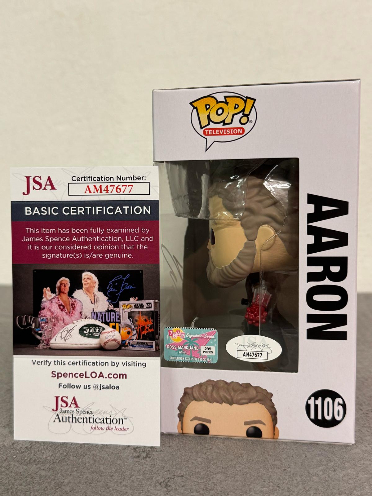 Funko Pop! #1106 The Walking Dead: Aaron - podepsaný hercem Ross Marquand