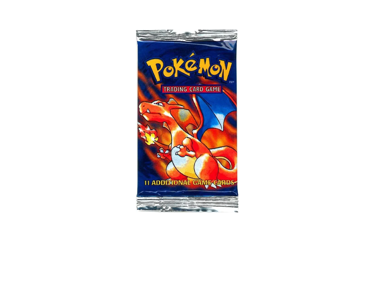 Pokémon Base Set booster pack - Charizard artwork