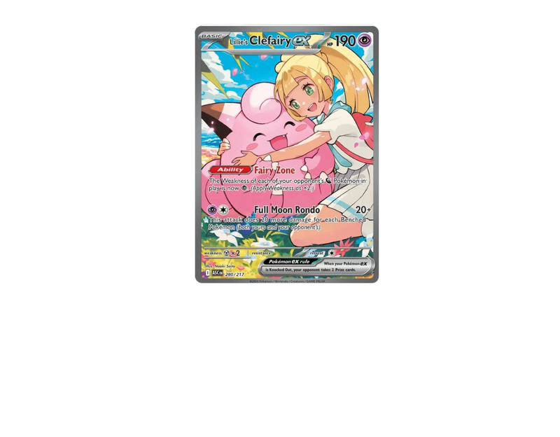 Pokémon Lillie's Clefairy ex (ASC 280) - Ascended Heroes