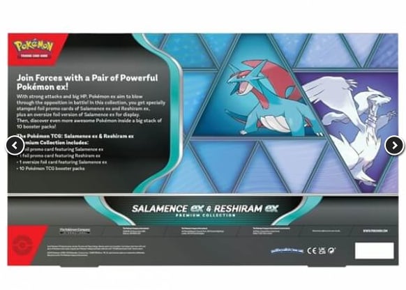Pokémon Salamence ex & Reshiram ex Premium Collection