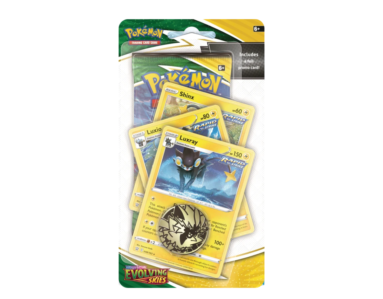 Pokémon Evolving Skies: Luxray Premium Checklane Blister