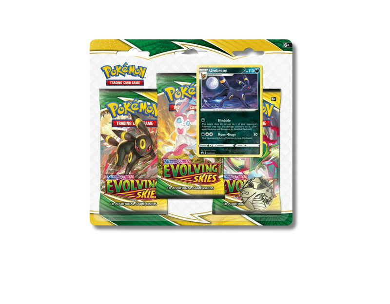 Evolving Skies: Umbreon 3-Pack Blister