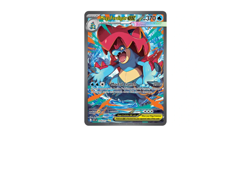 Pokémon Mega Feraligatr ex (ASC 274) - Ascended heroes