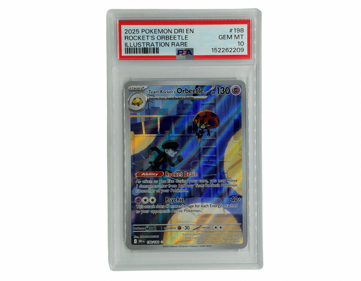 PokémonTeam Rocket's Orbeetle (DRI 198) - PSA 10 - Destined Rivals