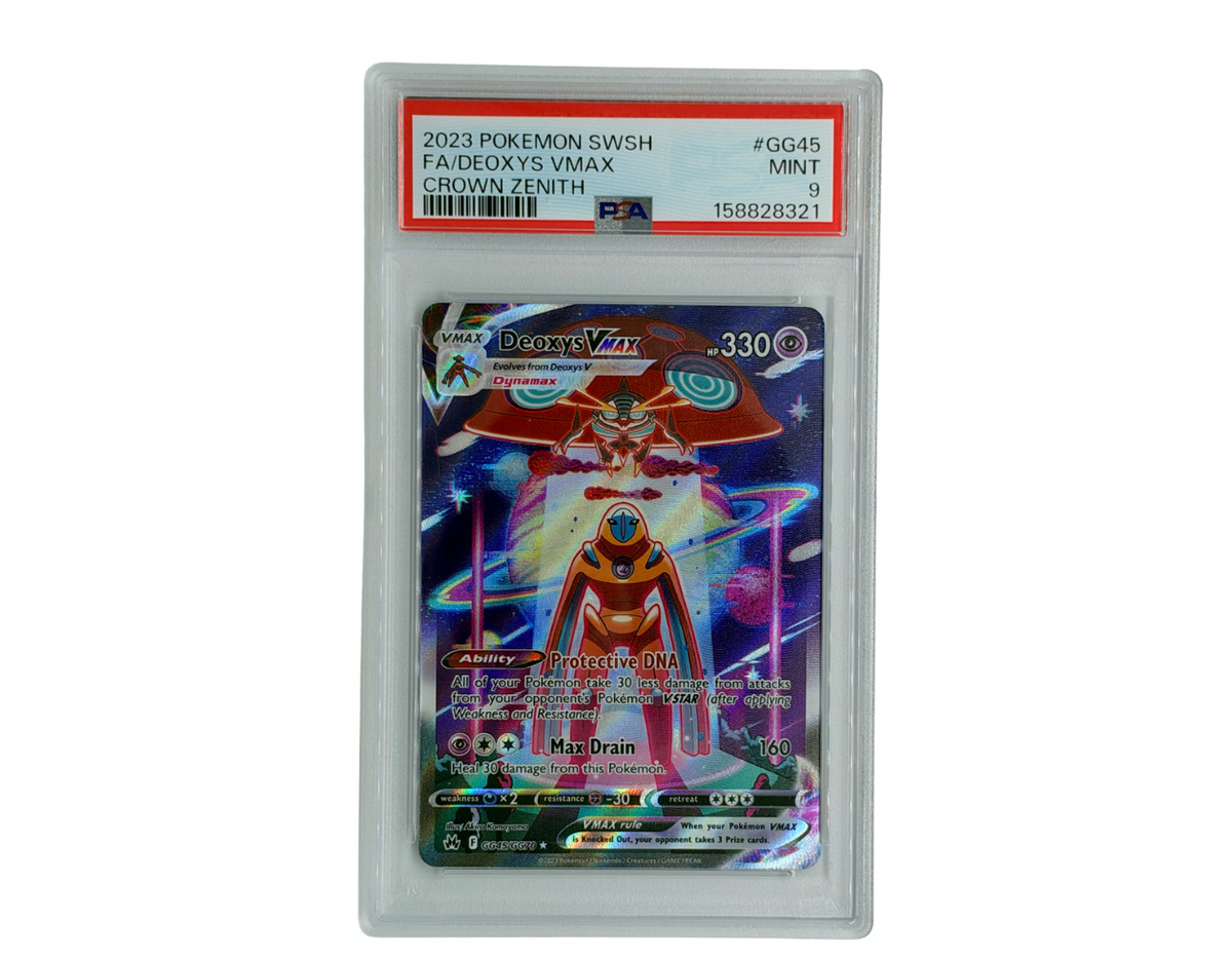 Pokémon Deoxys VMAX (CRZ GG45) - PSA 9 - Crown Zenith
