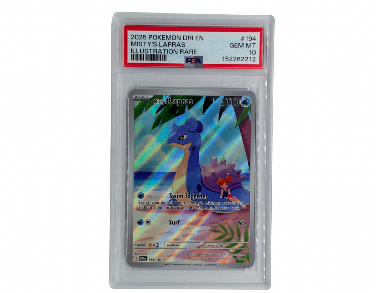 Misty's Lapras (DRI 194) - PSA 10 -  Destined Rivals