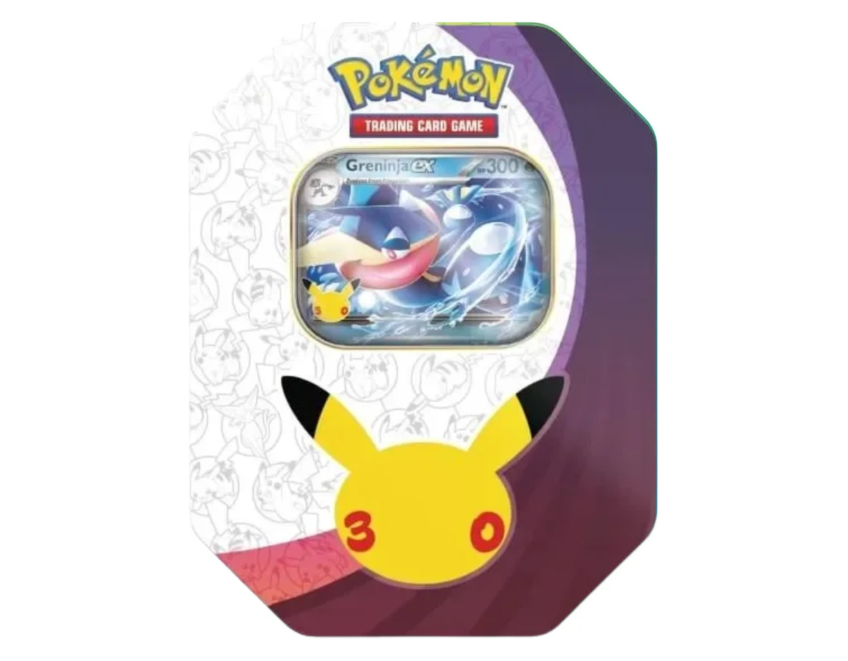 Pokémon 30th Celebration Greninja ex Tin