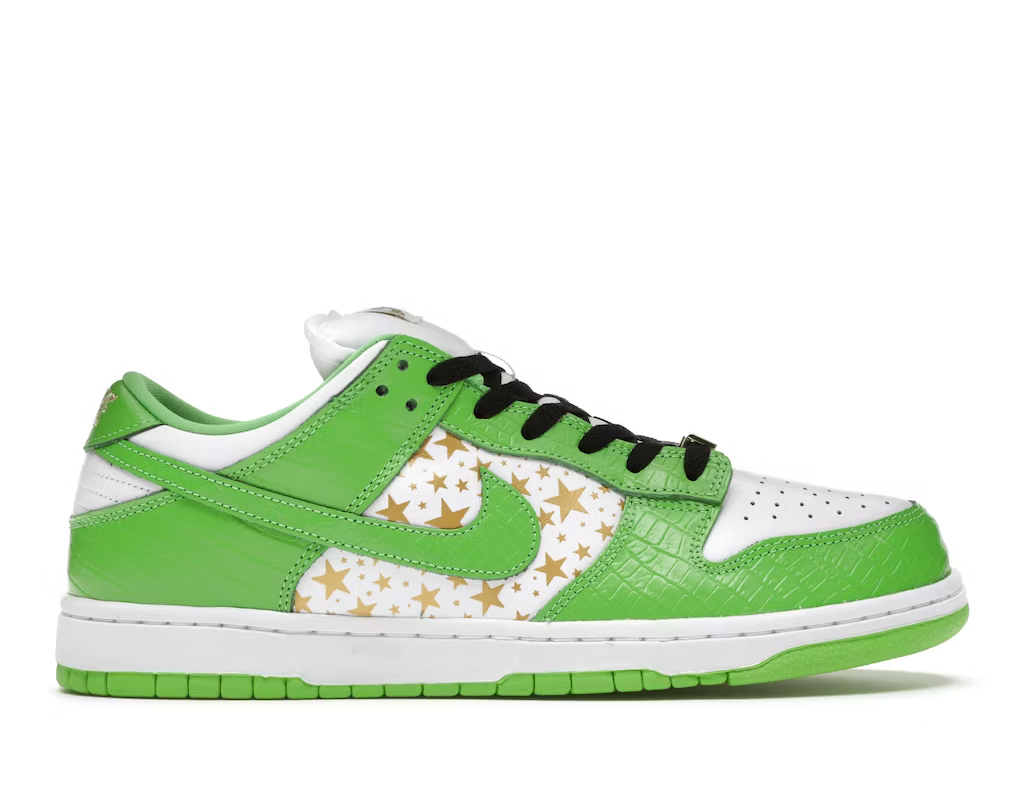 Nike SB Dunk Low Supreme Stars Mean Green (2021)