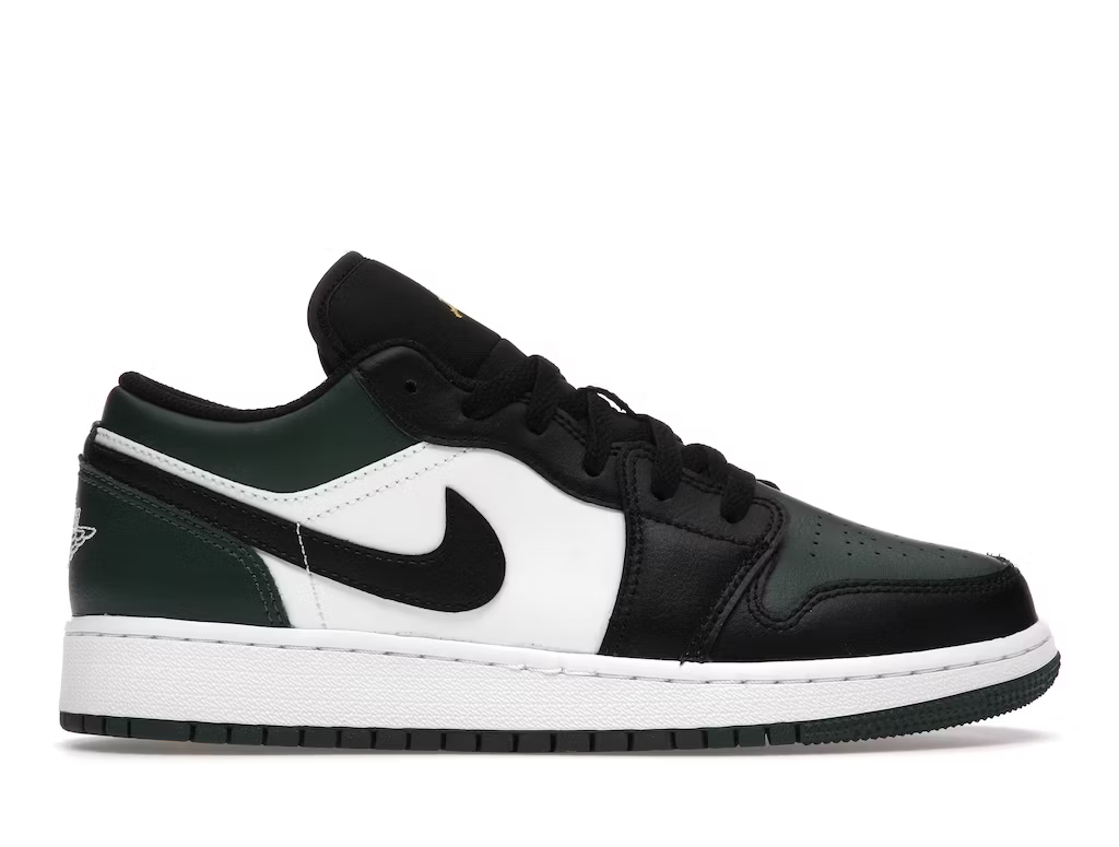 Jordan 1 Low Green Toe (GS)