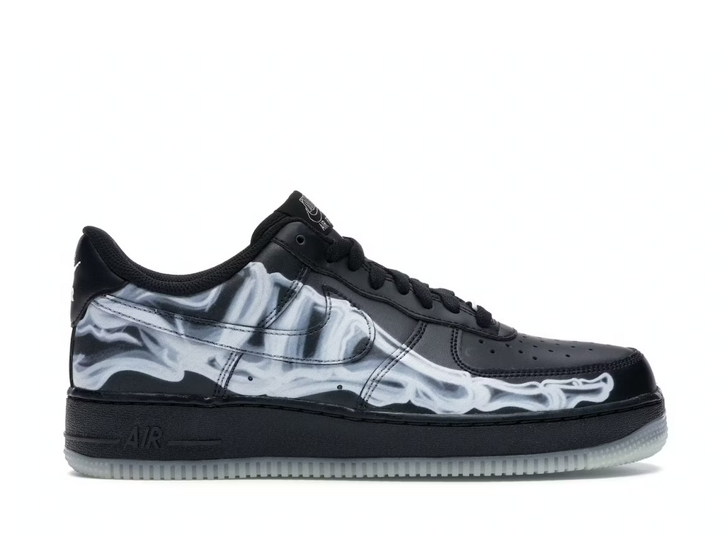 Nike Air Force 1 Low Black Skeleton Halloween (2019)