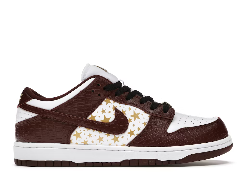 Nike SB Dunk Low Supreme Stars Barkroot Brown (2021)