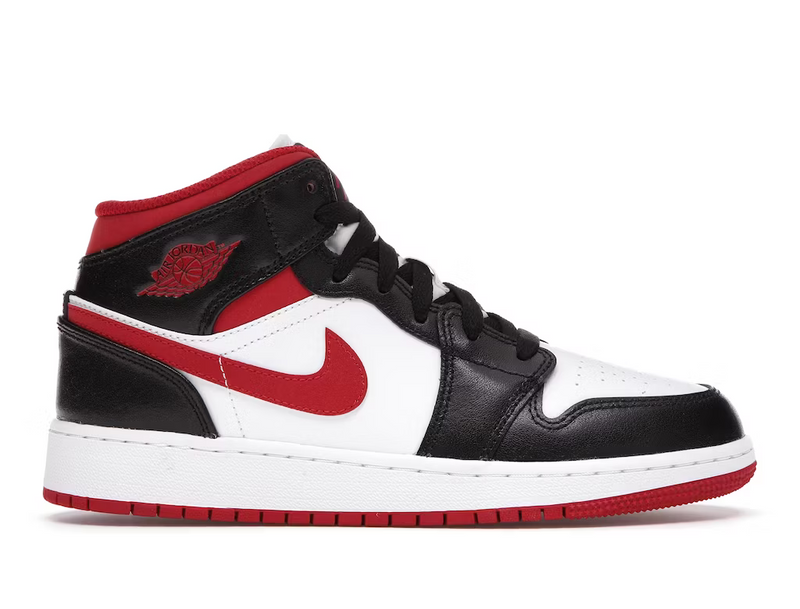 Jordan 1 Mid Gym Red Black White (GS)