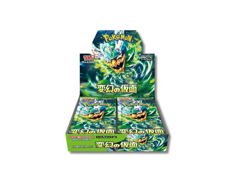Pokémon Scarlet and Violet Mask of Change Booster Box - japonský