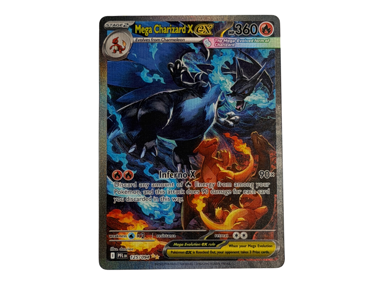 Mega Charizard X ex (PFL 125) - Phantasmal Flames
