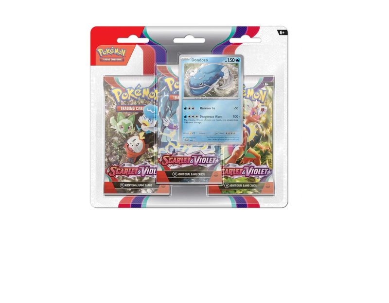 Pokémon Scarlet & Violet: Dondozo 3-Pack Blister