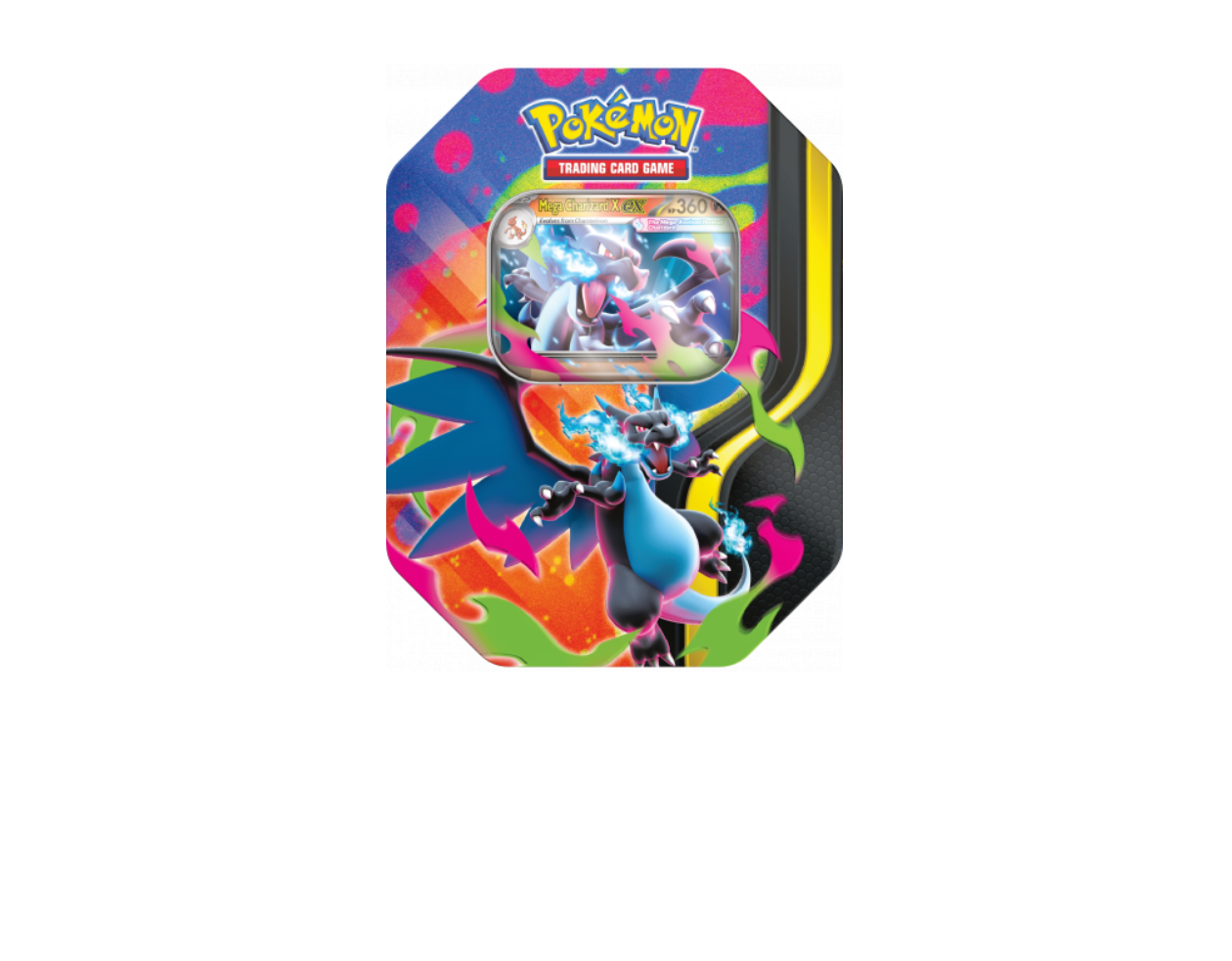 Pokémon Mega Charizard X ex Tin