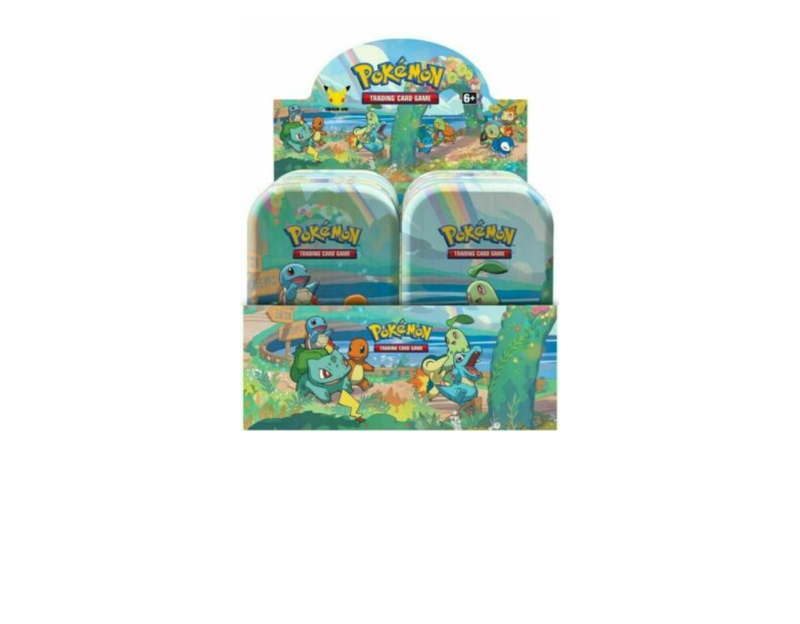 Pokémon Celebrations Mini Tins: 8-Tin Display Box