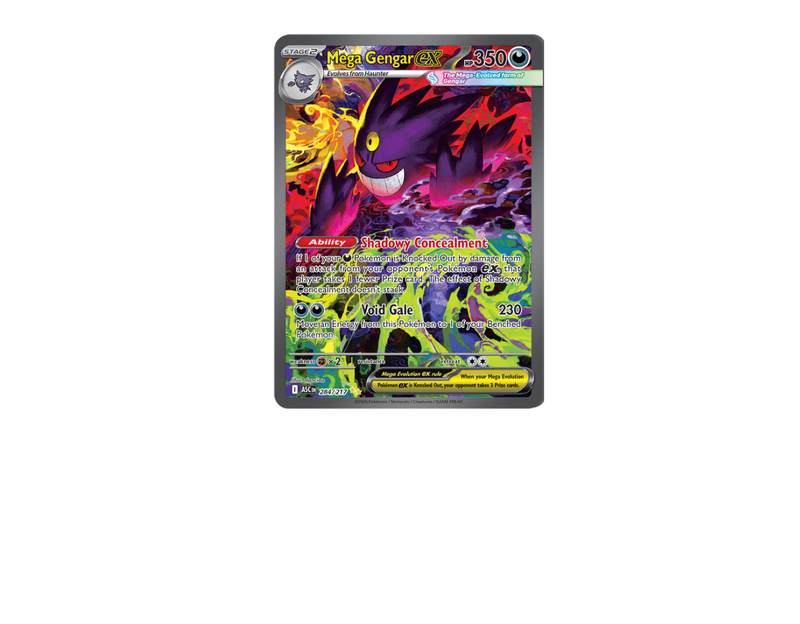 Pokémon Mega Gengar ex (ASC 284) - Ascended heroes