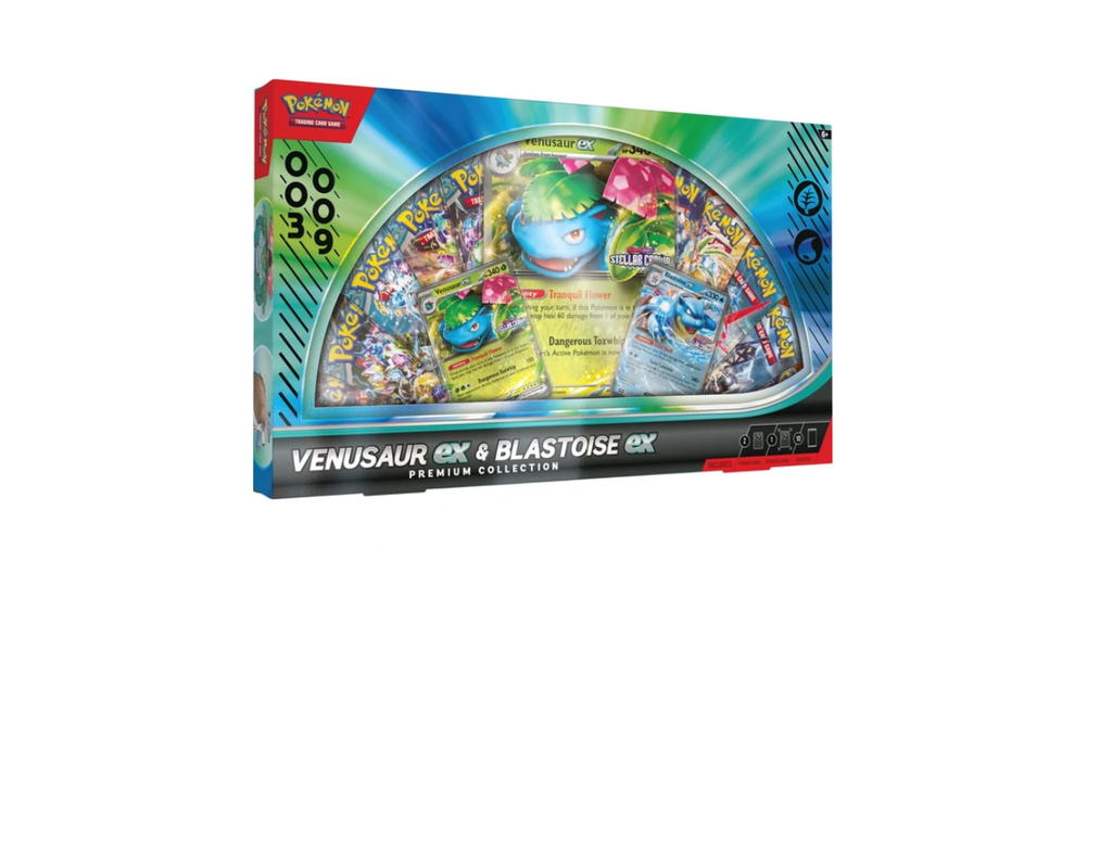 Pokémon Venusaur ex & Blastoise ex Premium Collection