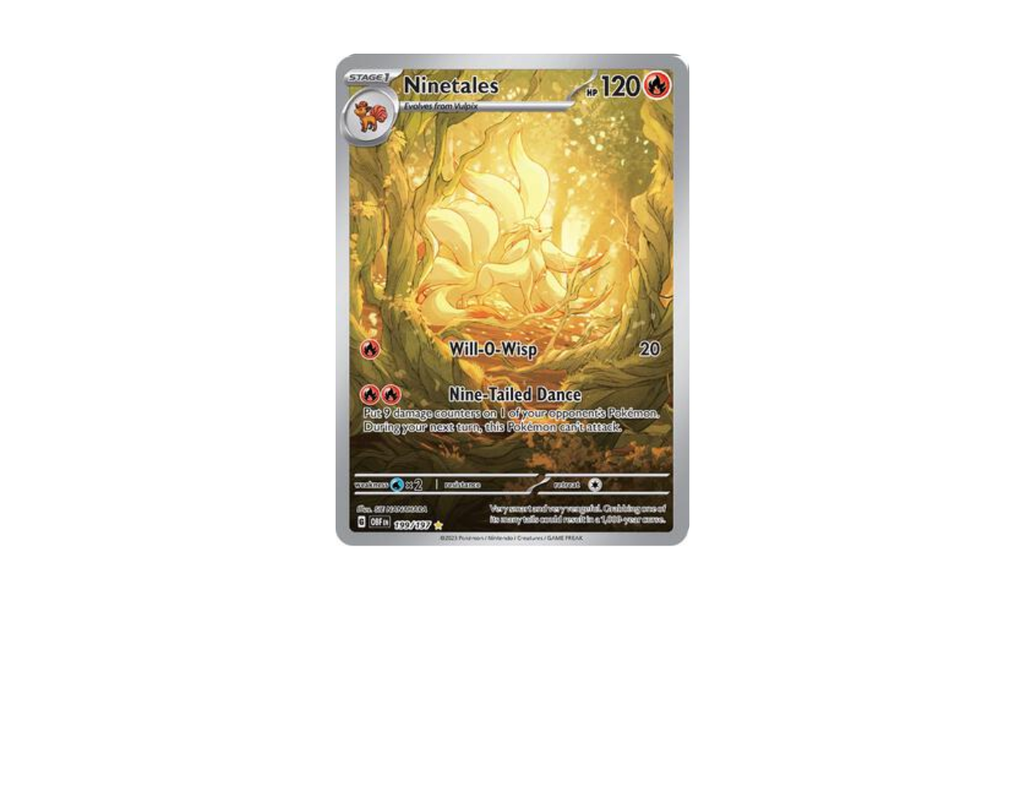 Pokémon Ninetales (OBF 199) - Obsidian Flames