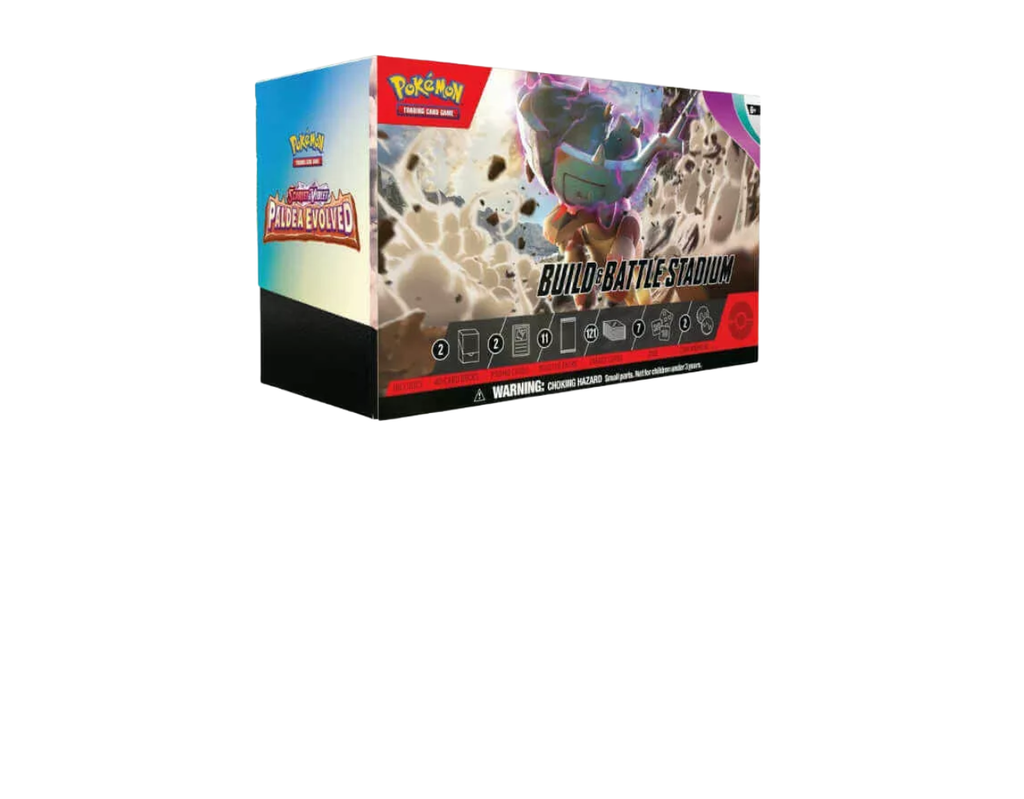 Pokémon Paldea Evolved Build & Battle Stadium Box