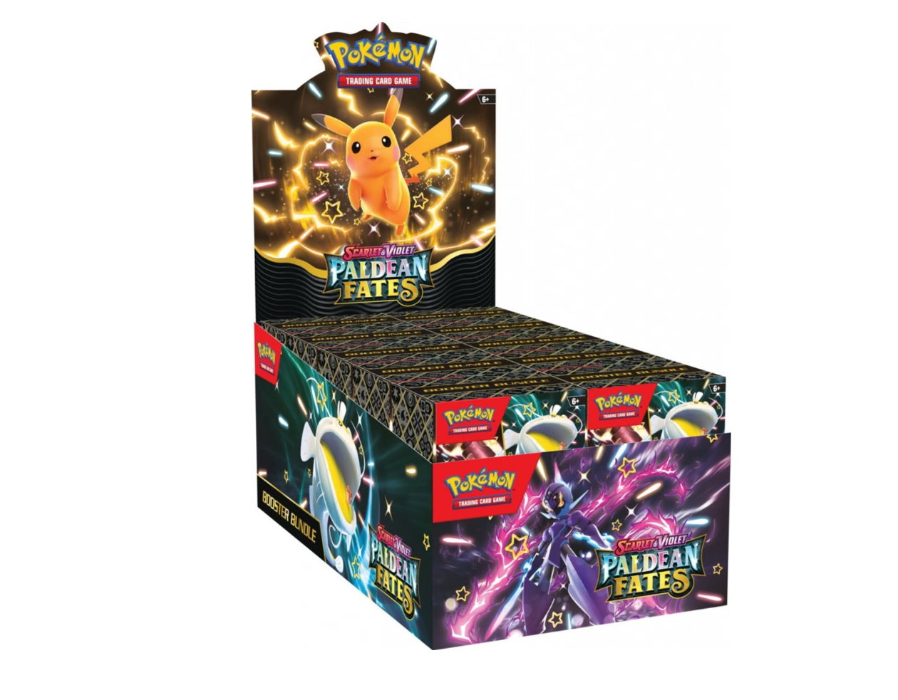 Pokémon Paldean Fates Booster Bundle Display