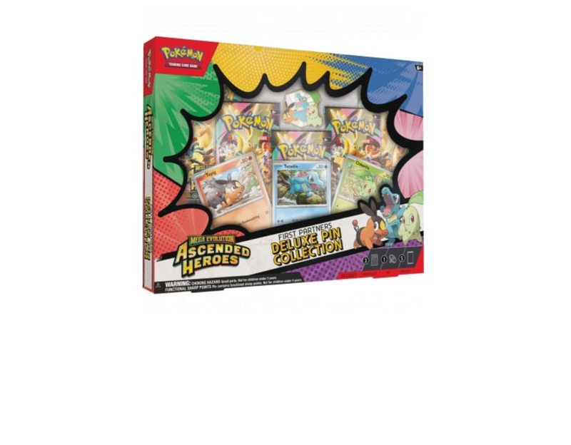 Pokémon Ascended Heroes: First Partners Deluxe Pin Collection