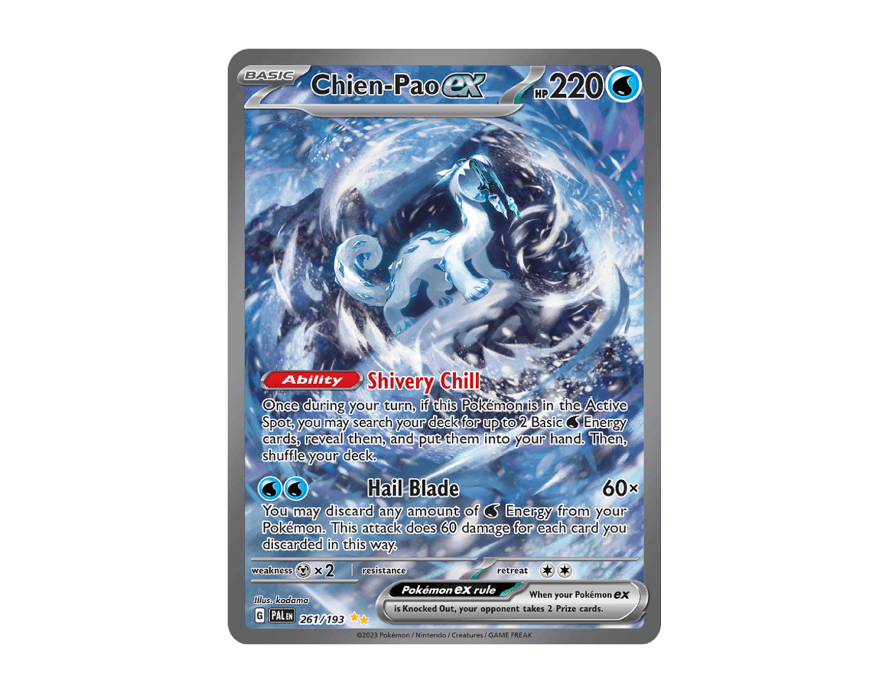 Chien-Pao ex PE 261/193 (Paldea Evolved)