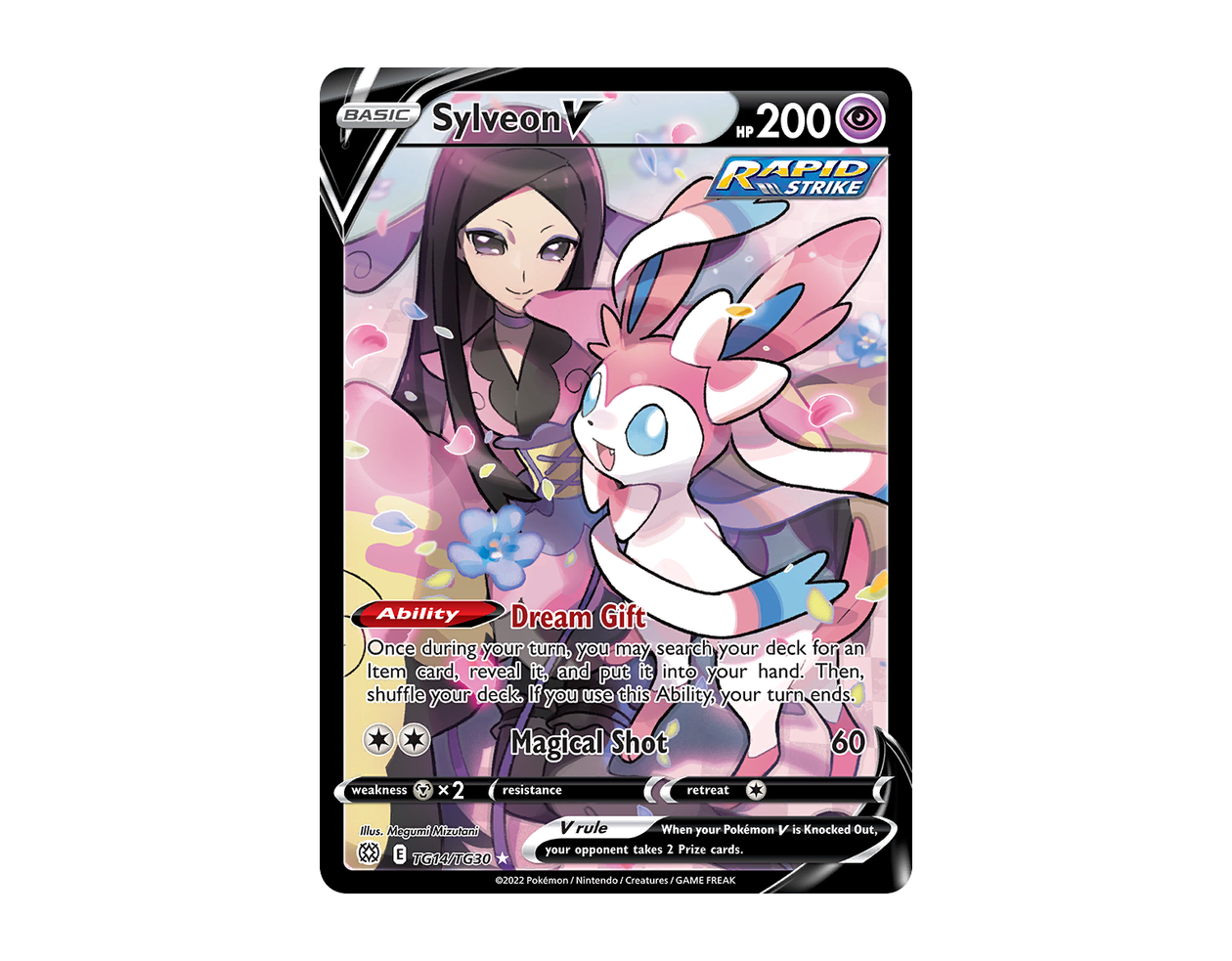 Sylveon V BSTG TG14/30 (Brilliant Stars Trainer Gallery)