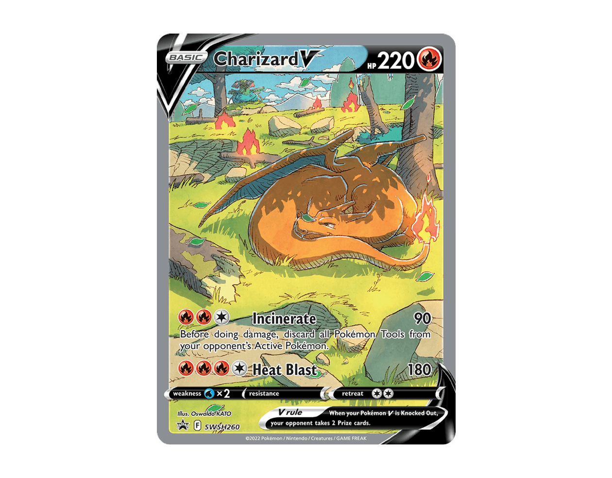 Charizard V SBSP SWSH260/307 (SWSH Black Star Promos)