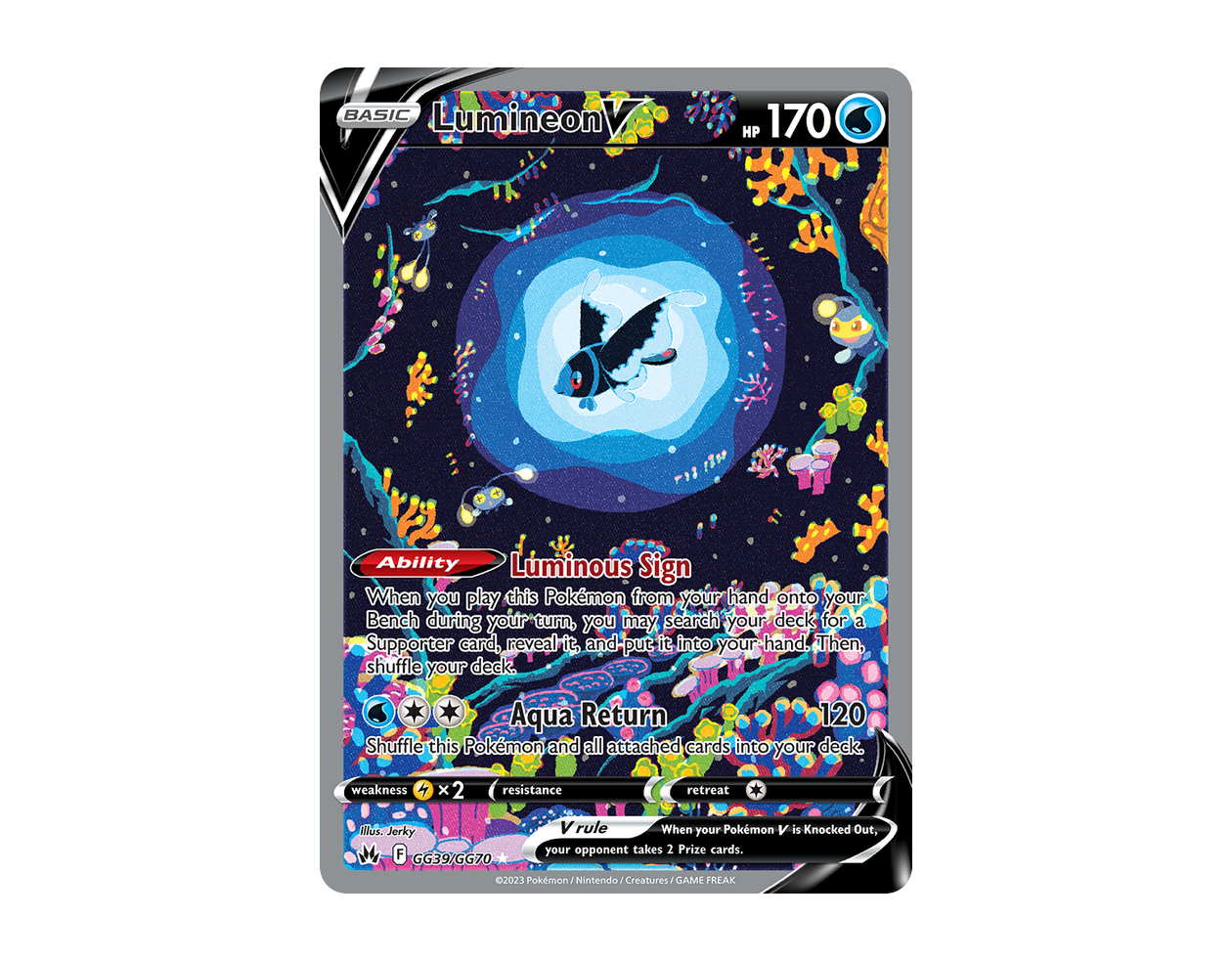 Lumineon V CZGG GG39/70 (Crown Zenith Galarian Gallery)