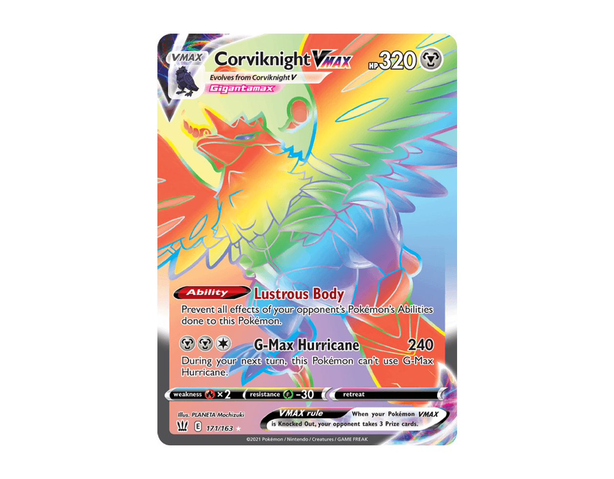 Corviknight VMAX BS 171/163 (Battle Styles)