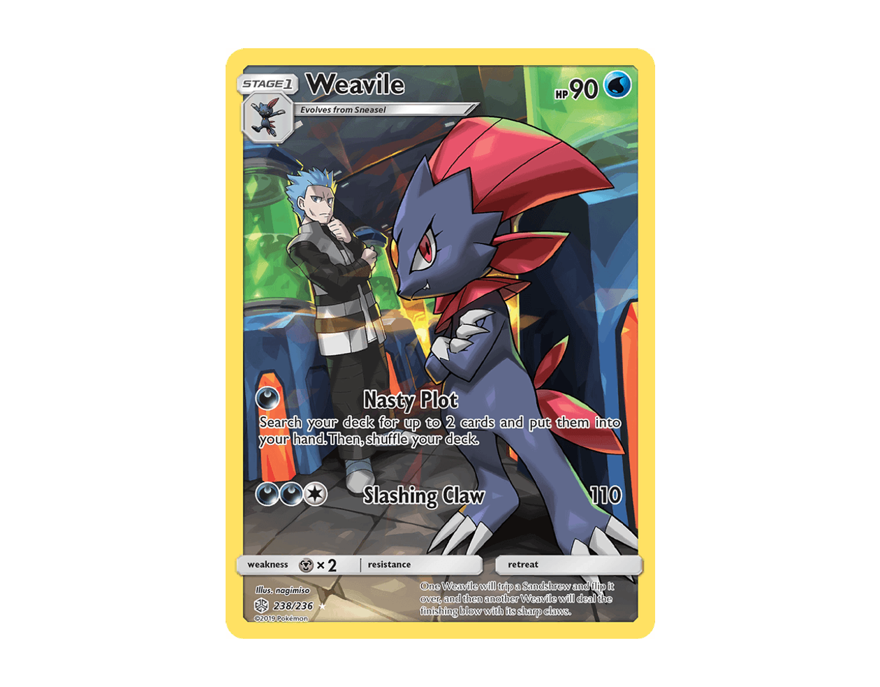 Weavile CE 238/236 (Cosmic Eclipse)