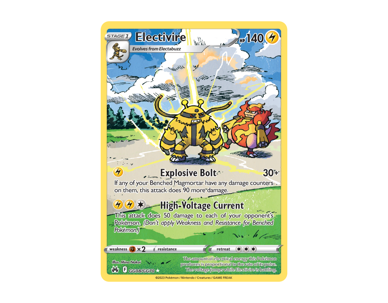 Electivire CZGG GG08/70 (Crown Zenith Galarian Gallery)