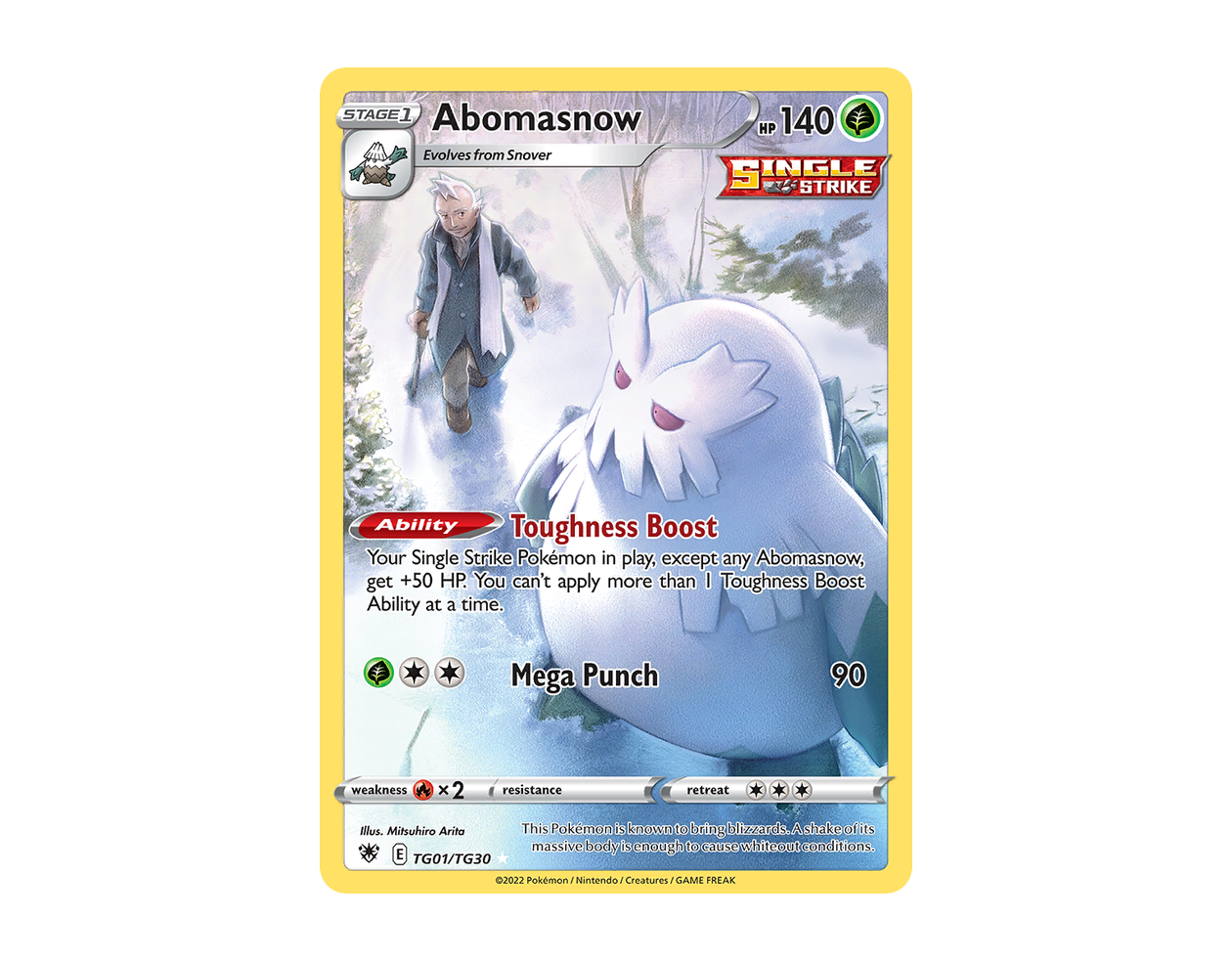 Abomasnow ARTG TG01/30 (Astral Radiance Trainer Gallery)