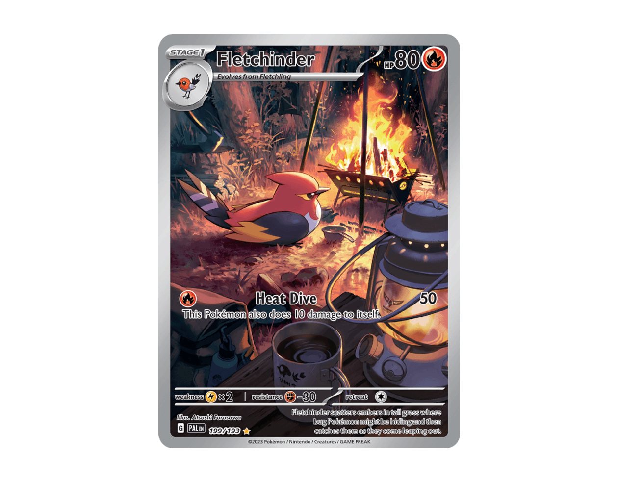 Fletchinder PE 199/193 (Paldea Evolved)