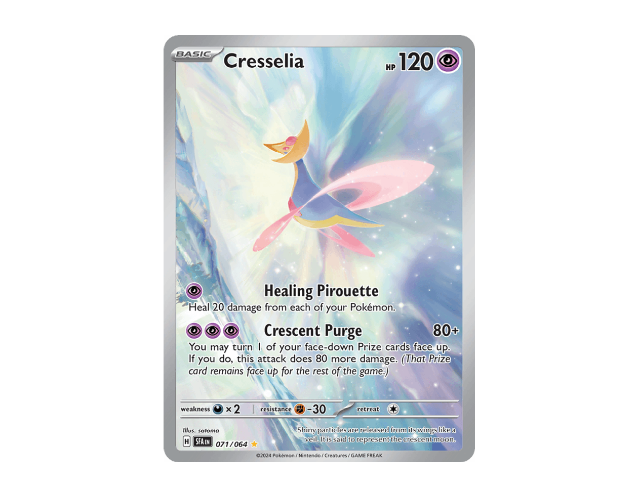 Cresselia SF 071/64 (Shrouded Fable)