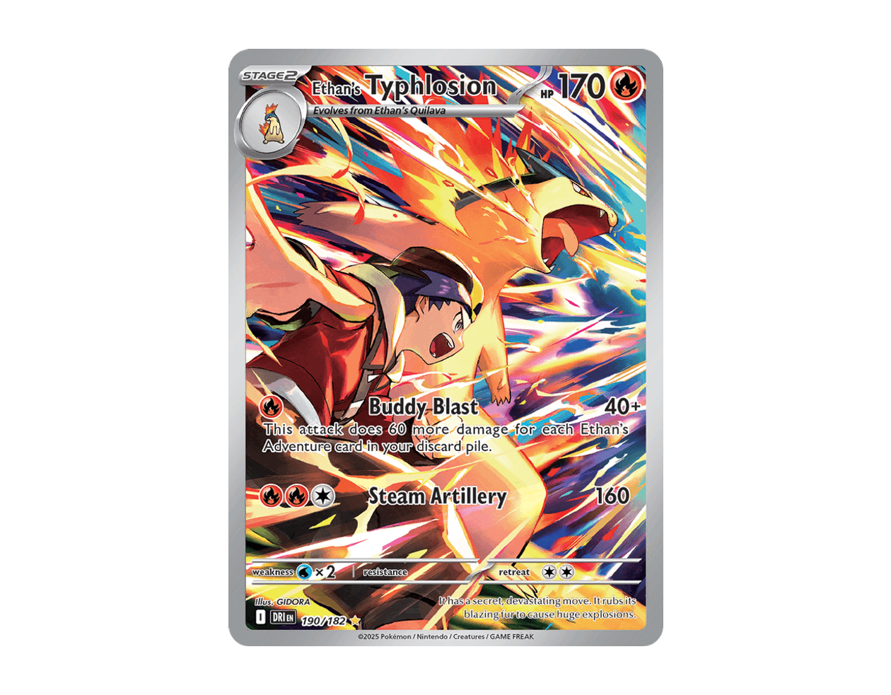 Ethan's Typhlosion DR 190/182 (Destined Rivals)
