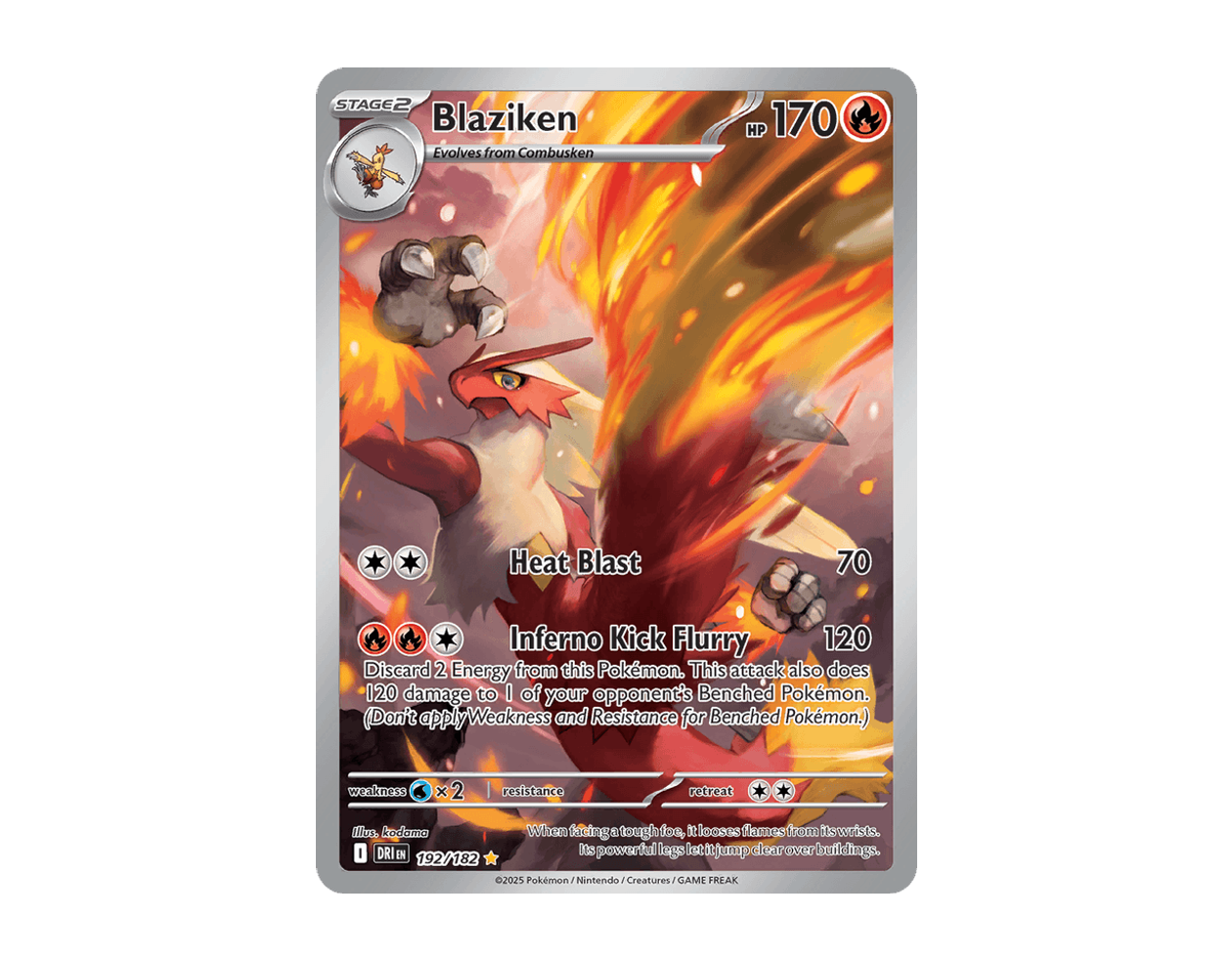 Blaziken DR 192/182 (Destined Rivals)