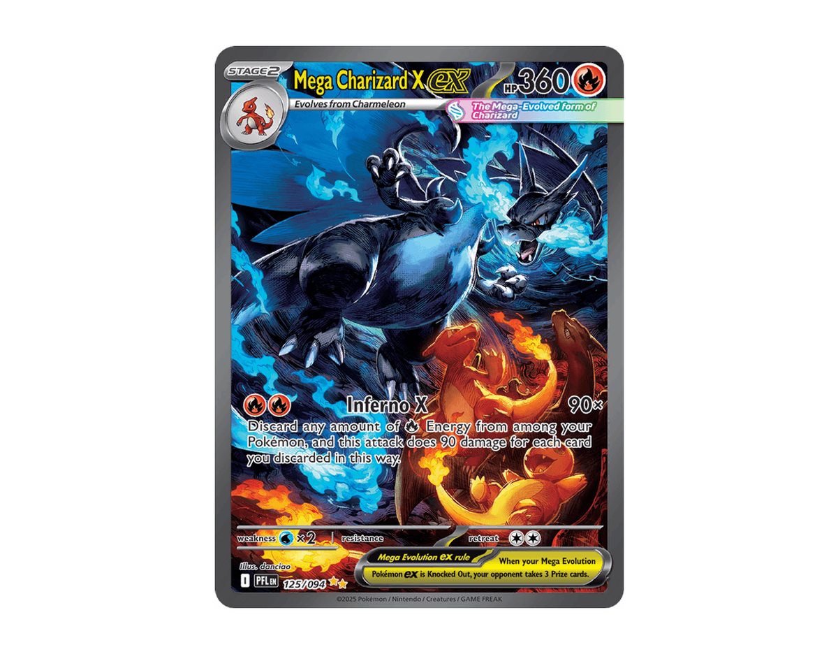 Mega Charizard X ex PF 125/94 (Phantasmal Flames)