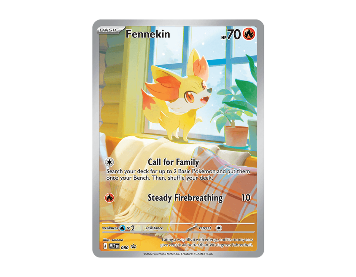 Fennekin MBSP 080 (MEP Black Star Promos)