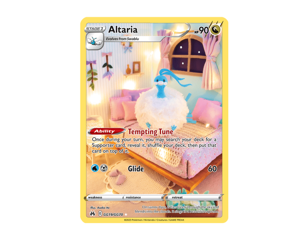 Altaria CZGG GG19/70 (Crown Zenith Galarian Gallery)