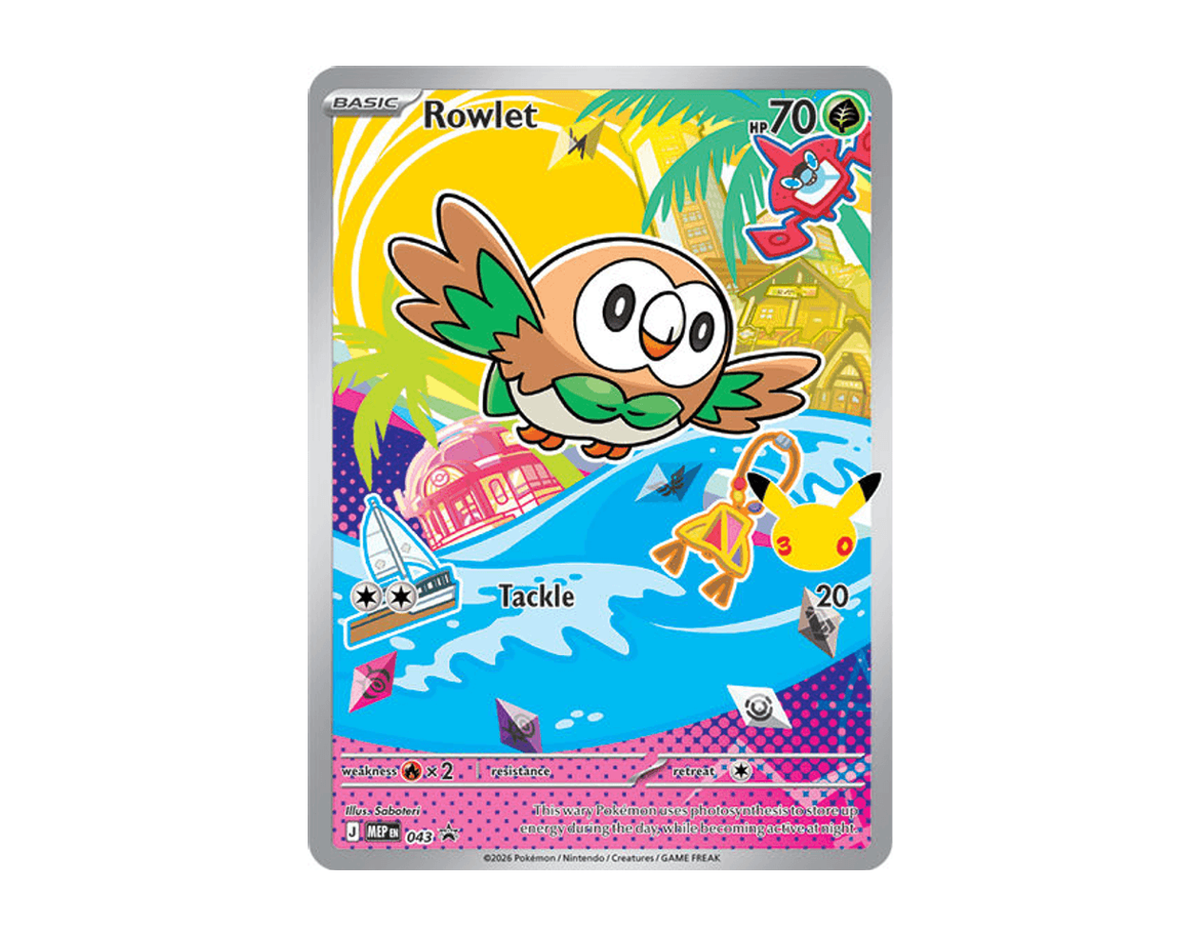 Rowlet MBSP 043 (MEP Black Star Promos)