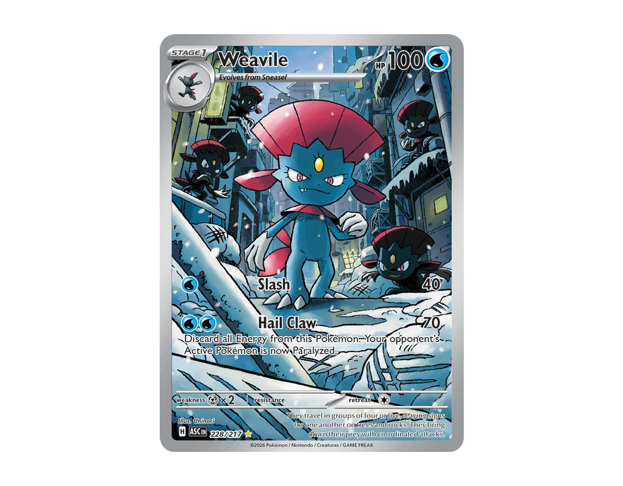 Weavile AH 228/217 (Ascended Heroes)