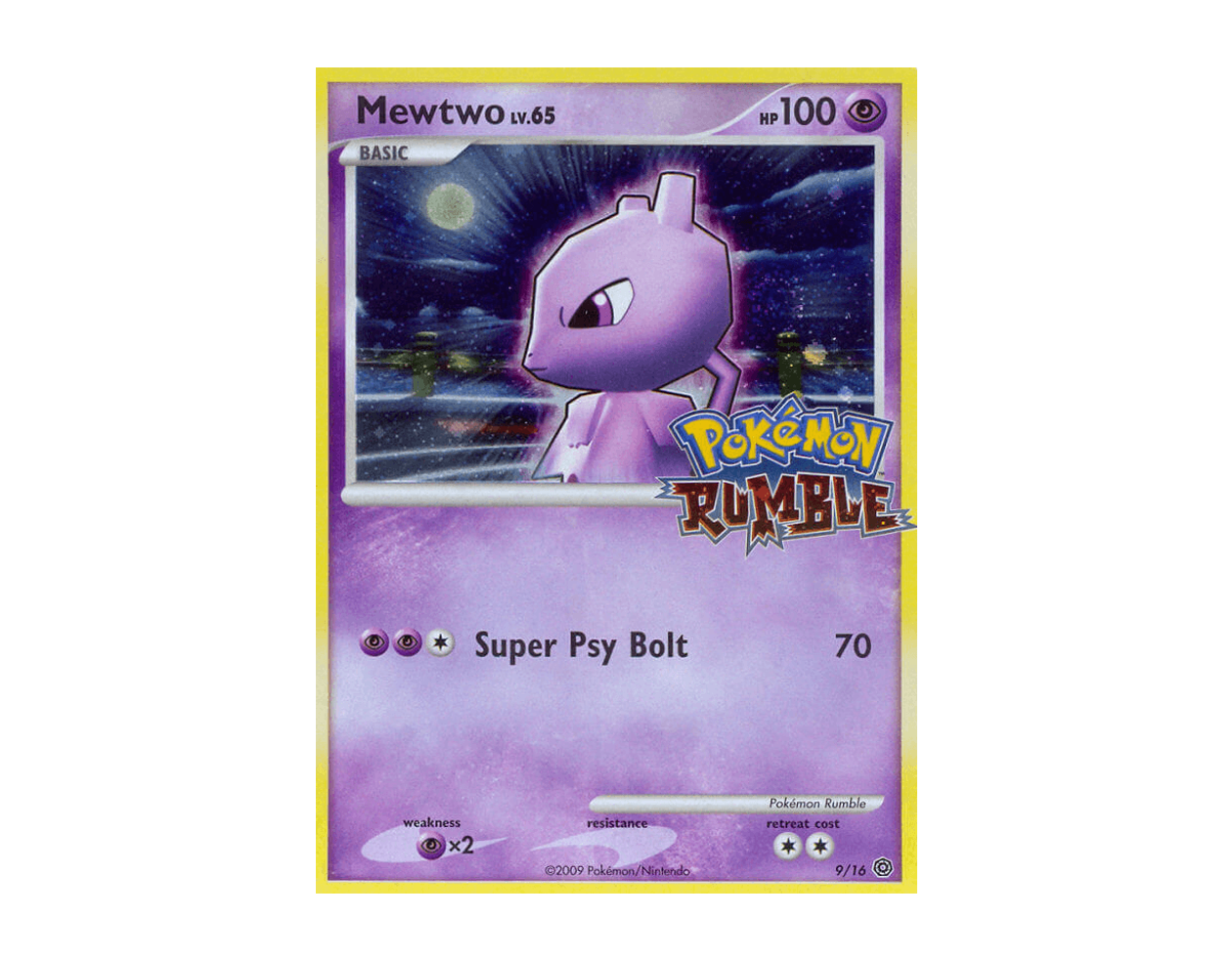 Mewtwo PR 9/16 (Pokémon Rumble)