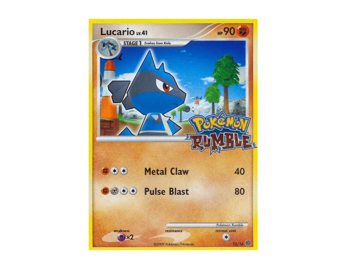 Lucario PR 12/16 (Pokémon Rumble)
