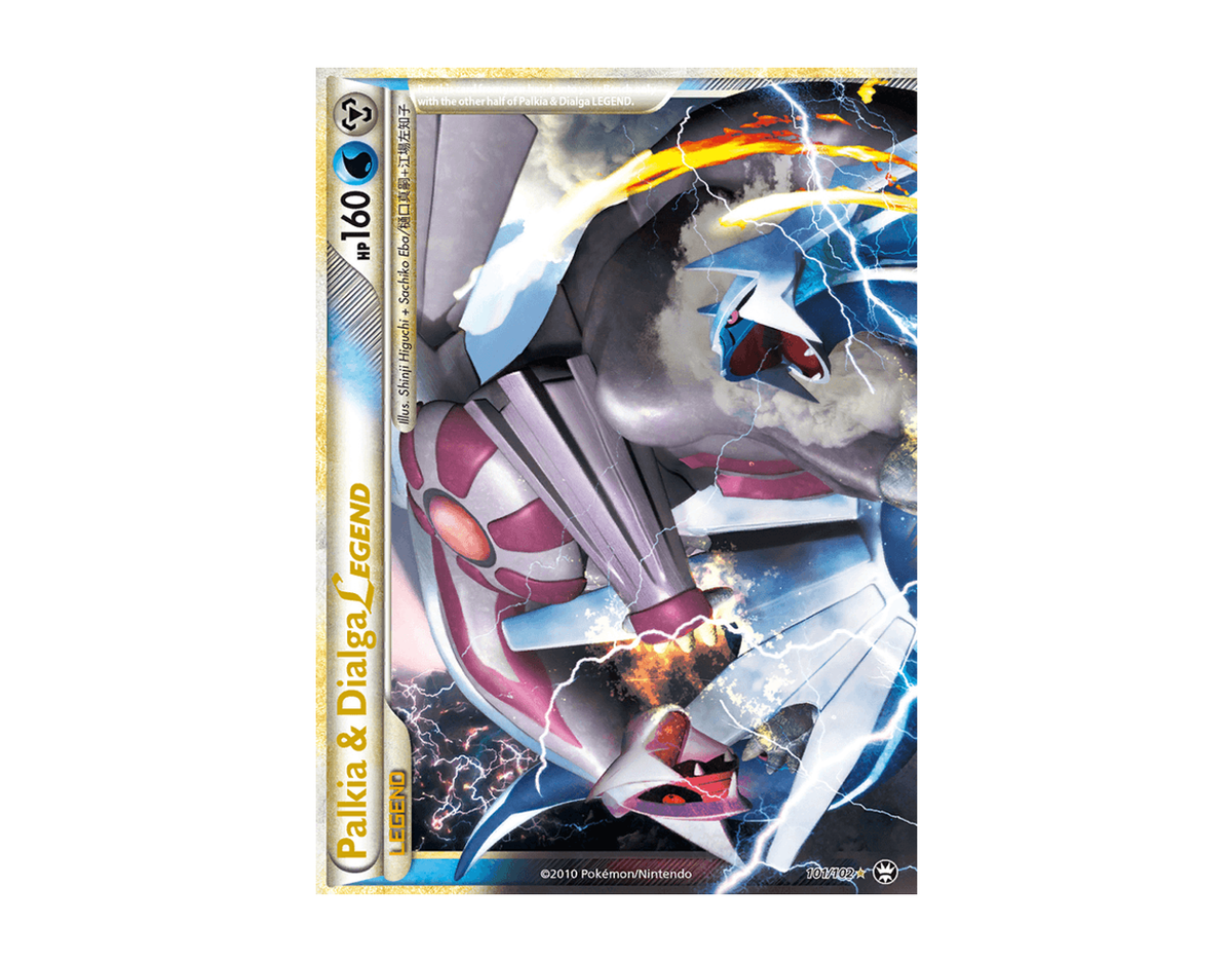 Palkia & Dialga LEGEND TR 101/102 (Triumphant)