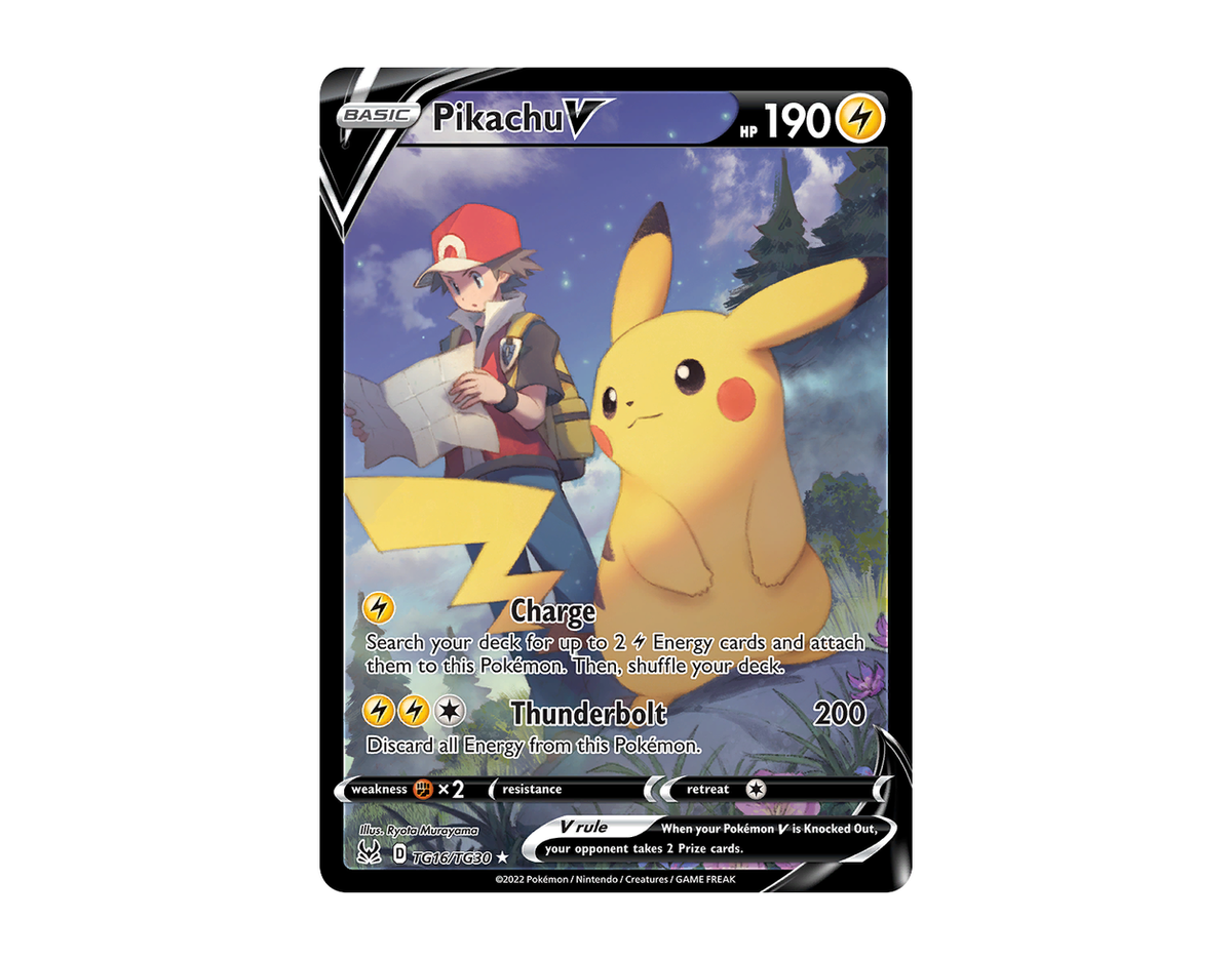 Pikachu V LOTG TG16/30 (Lost Origin Trainer Gallery)