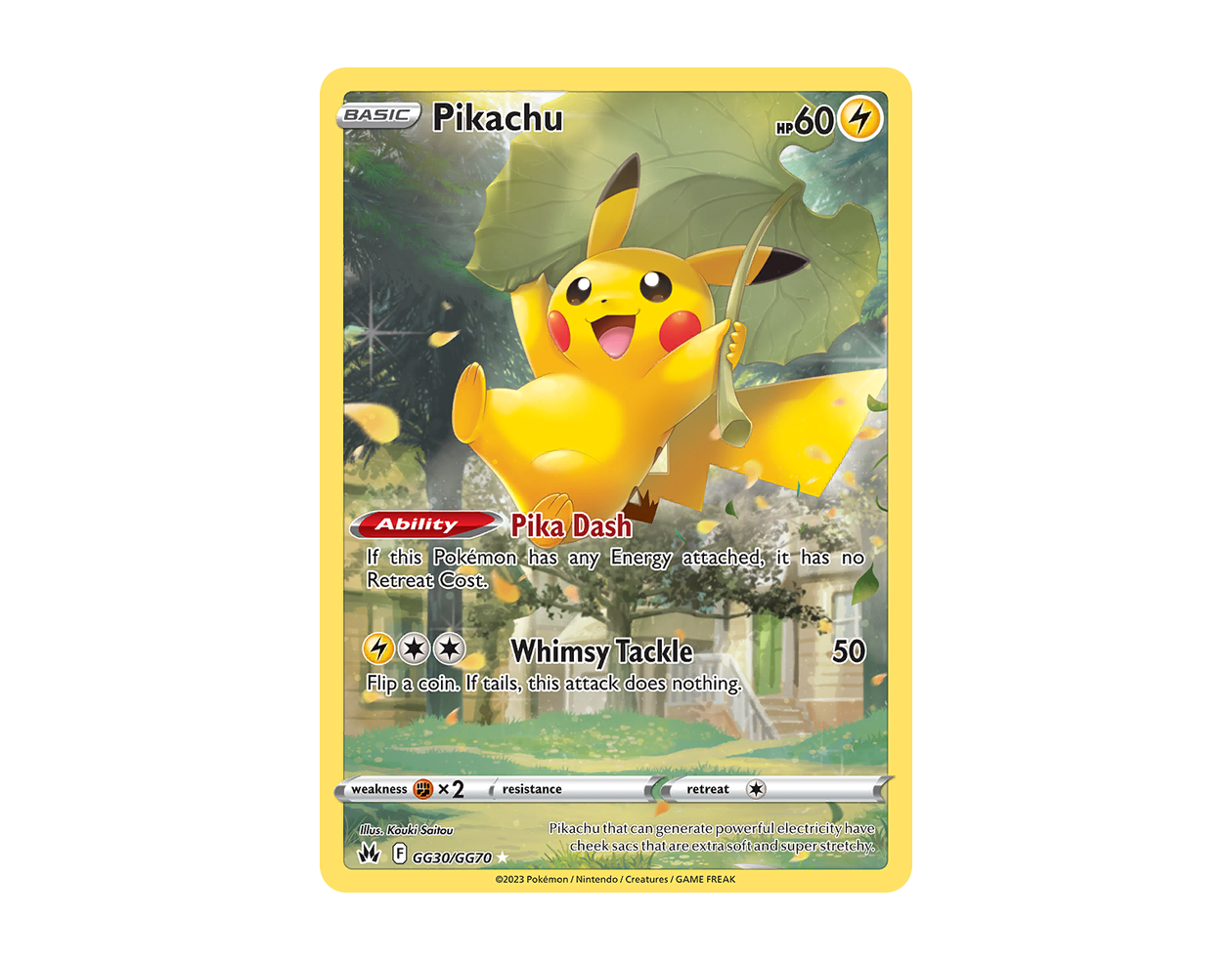 Pikachu CZGG GG30/70 (Crown Zenith Galarian Gallery)