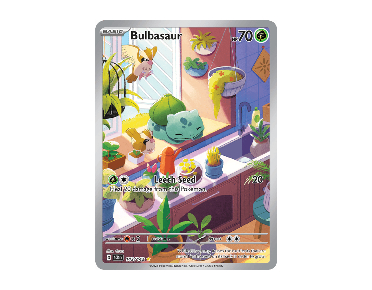 Bulbasaur SC 143/142 (Stellar Crown)